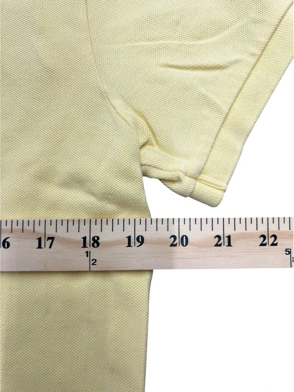 Men's Polo by Ralph Lauren Pony Embroidered Short Sleeve Golf Yellow Shirt Med